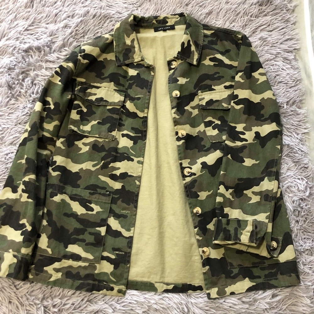 Camo Print Jacket